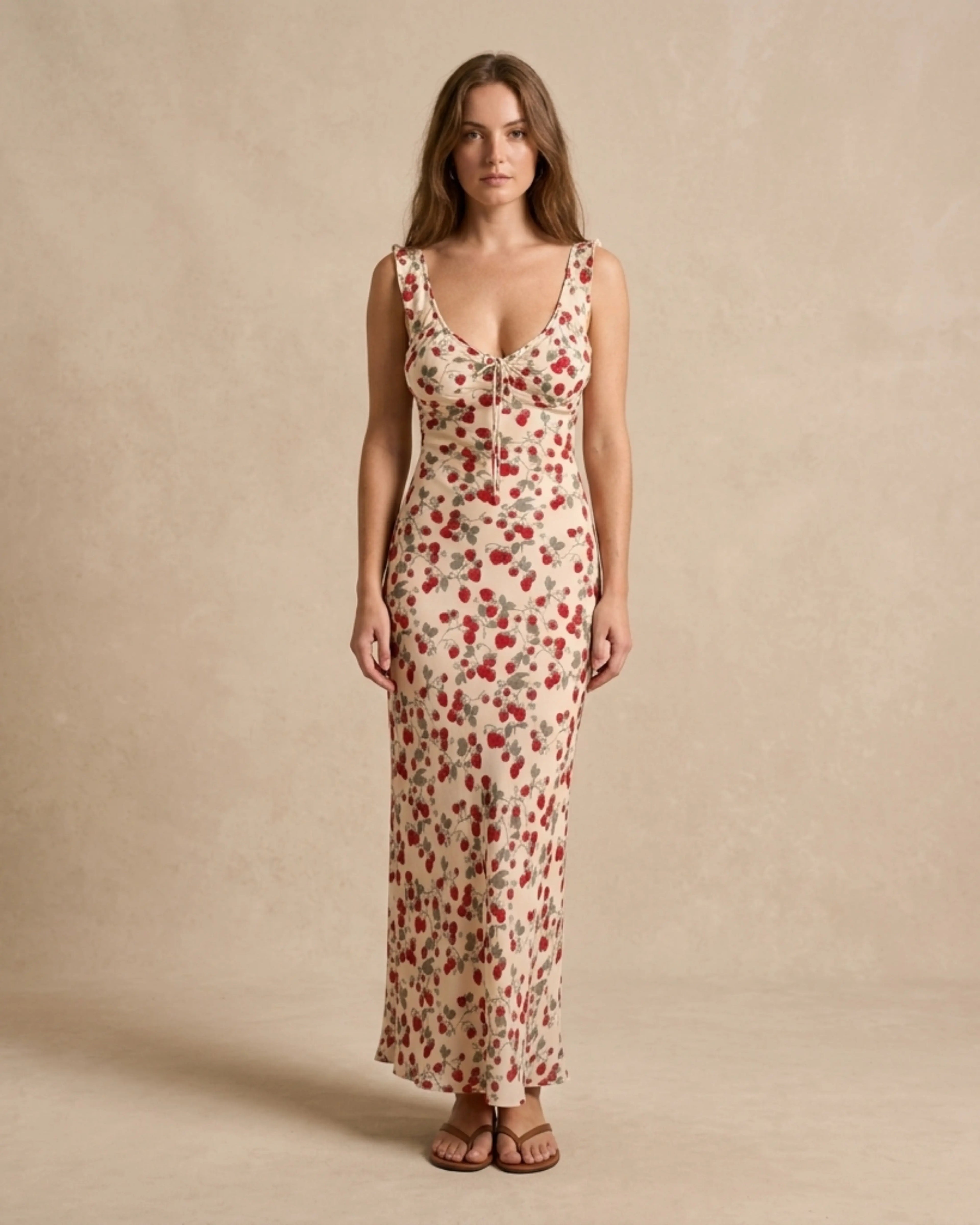 Robe Longue Fleurie