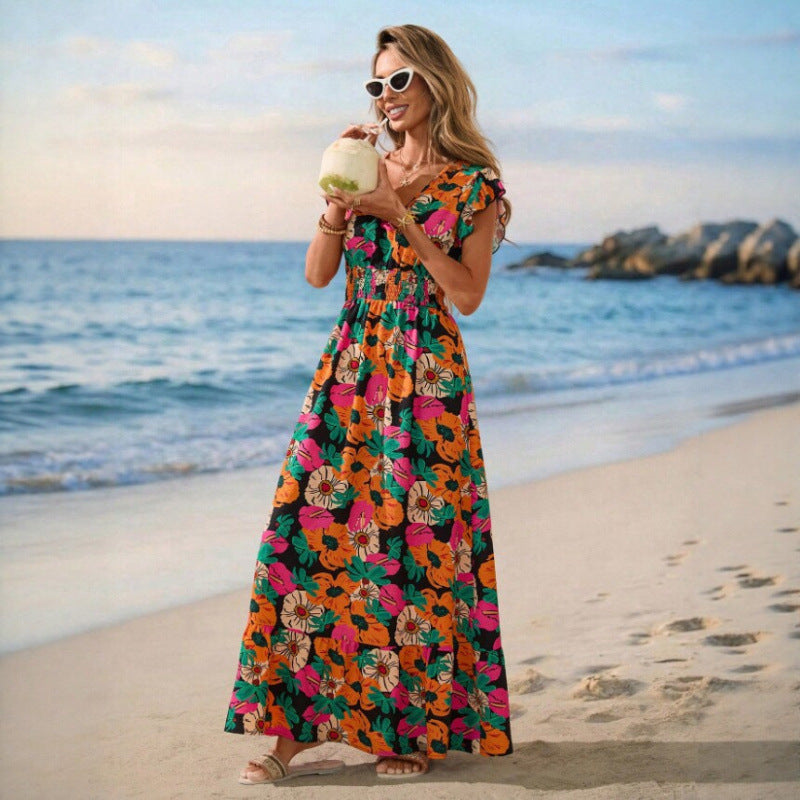 Robe Maxi Bohème Fleurie Chic